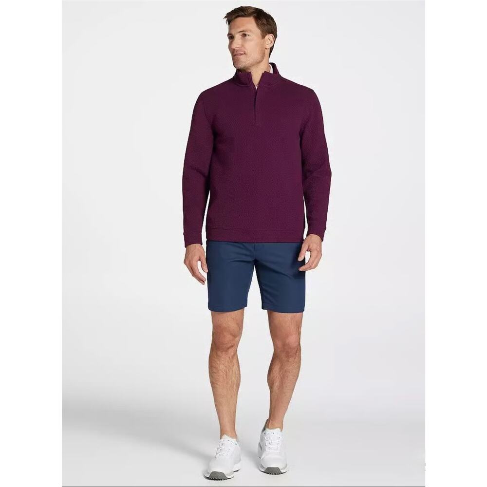 NWT Walter Hagen Men's Clubhouse Textured 1/4 Zip Golf Pullover Size S